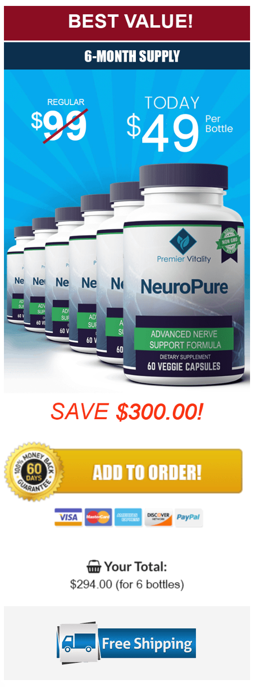 NeuroPure - 6 Bottles